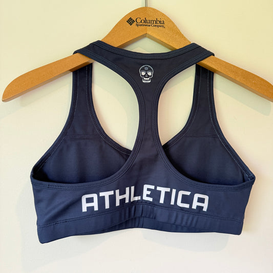 Amigo Athletica Navy Blue Racerback Sports Bra Size 8
