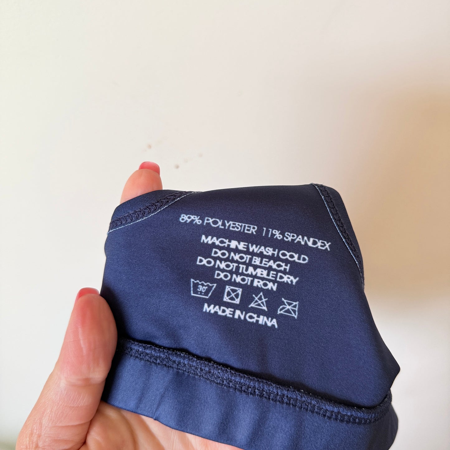 Amigo Athletica Navy Blue Racerback Sports Bra Size 8