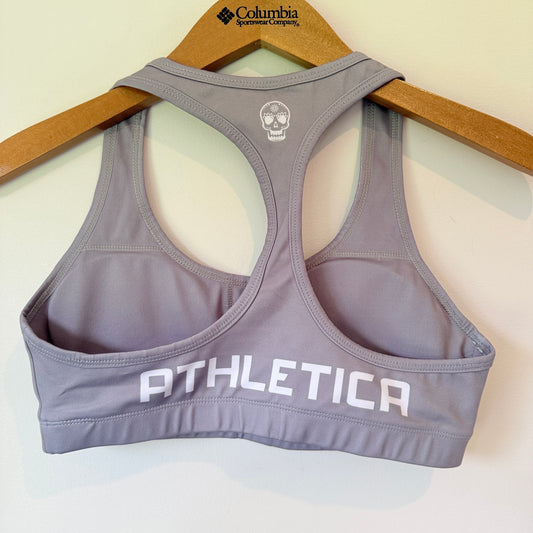 Amigo Athletica Grey Racerback Sports Bra Size 8