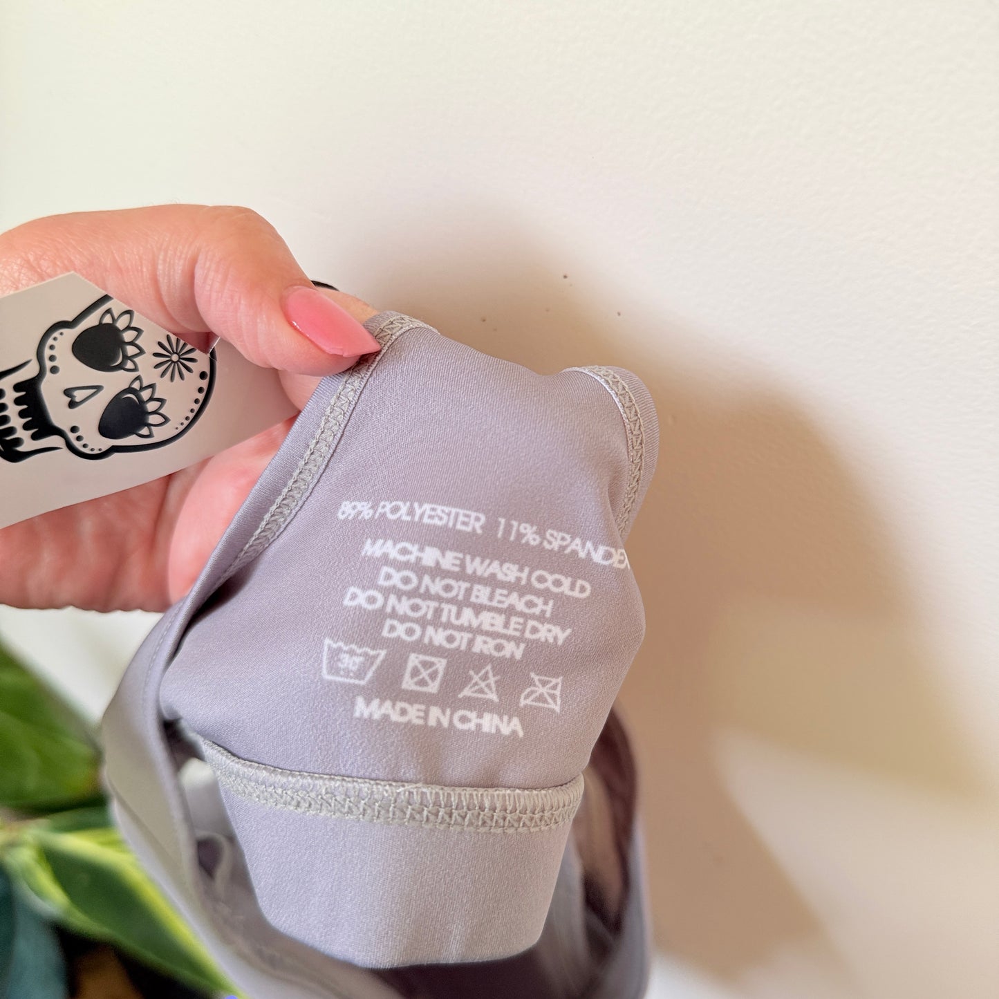 Amigo Athletica Grey Racerback Sports Bra Size 8