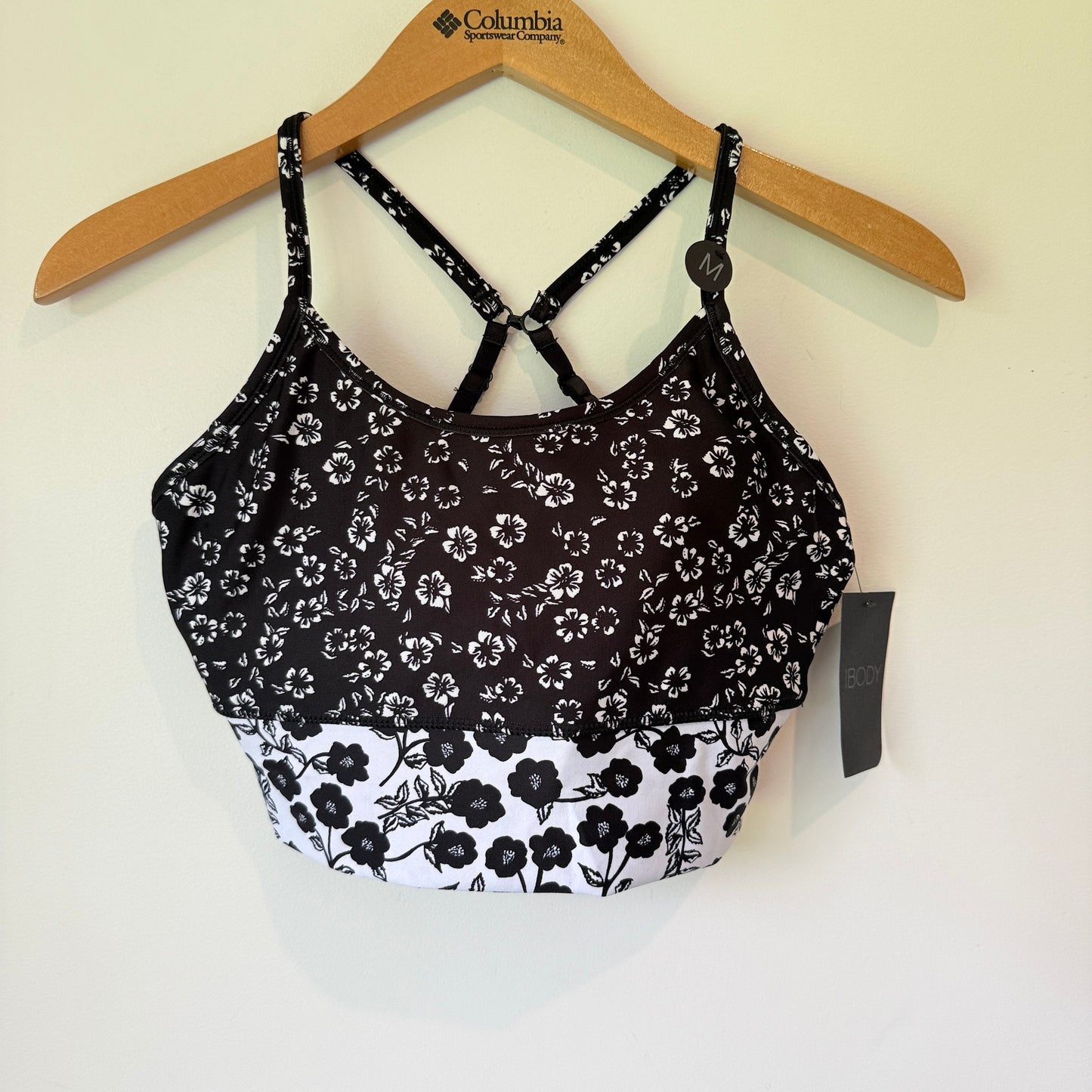 Cotton On Body Longline Studio Crop Tossed Poppy Mono Size M