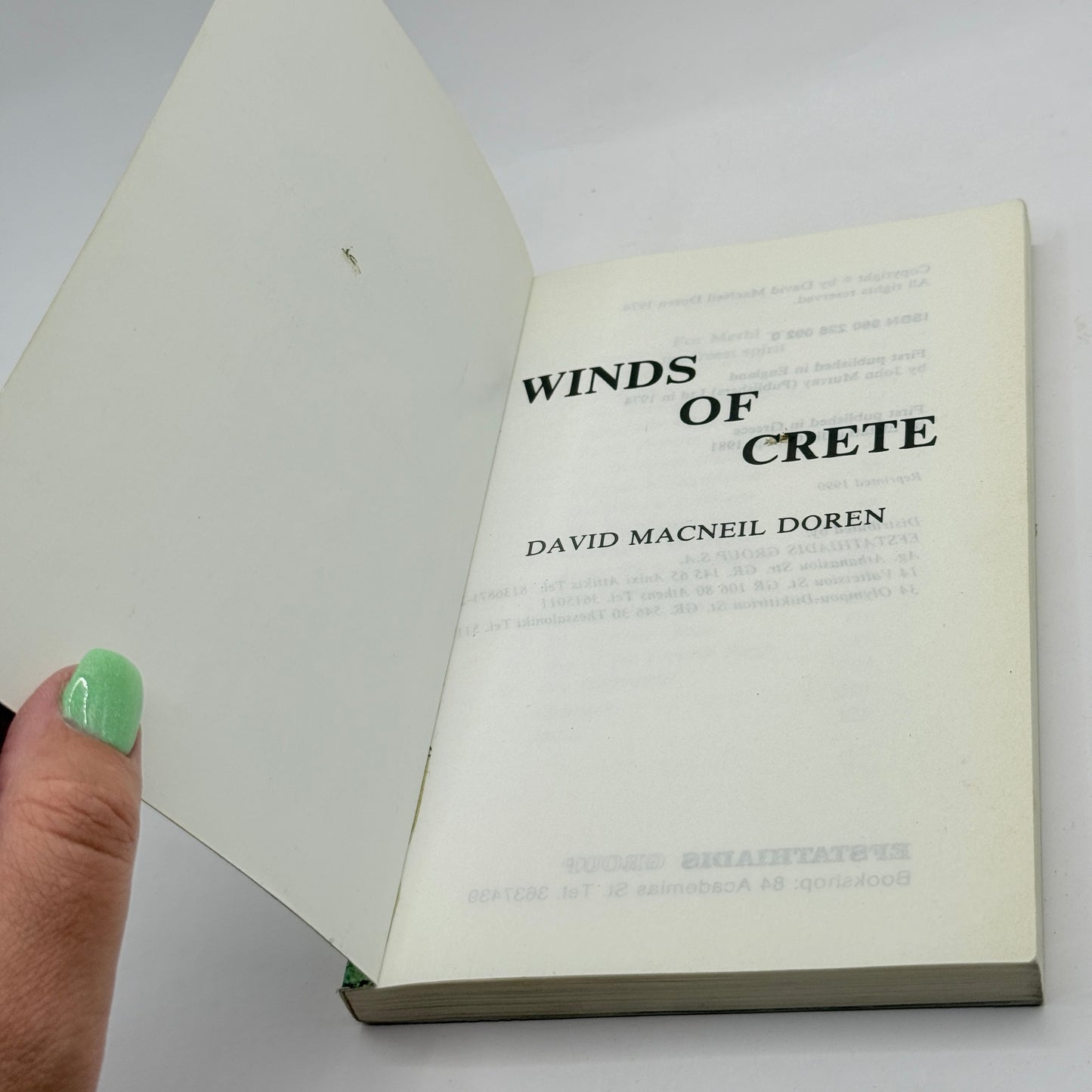 Winds of Crete by David MacNeil Doren