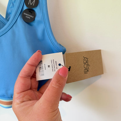 Cotton On Body Workout Cardio Crop Crystal Seas Size M