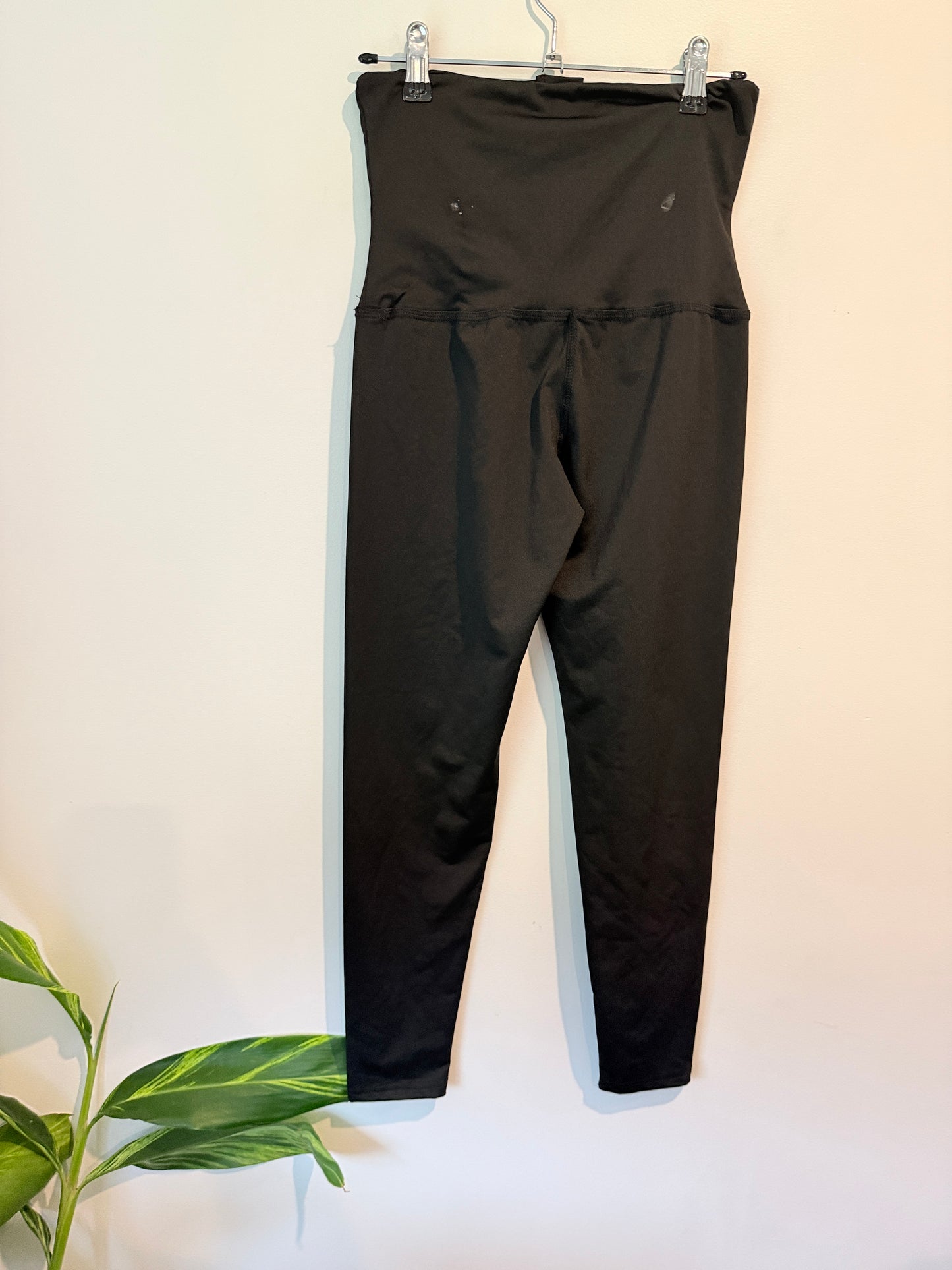 Shein High Waist Tummy Trimmer Leggings Black - Size S