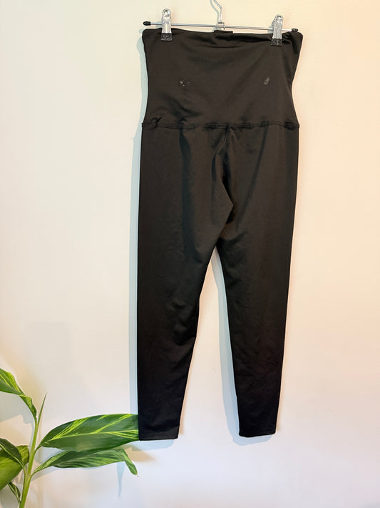 Shein High Waist Tummy Trimmer Leggings Black - Size S
