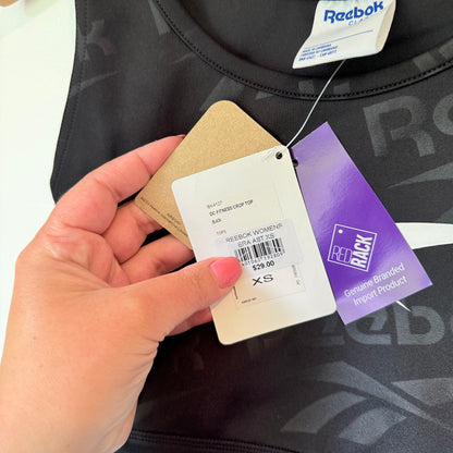 Reebok Fitness Crop Top Black Size XS