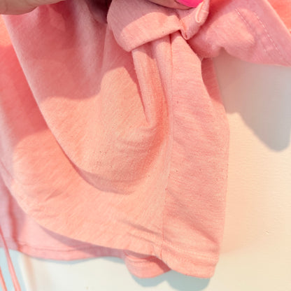 Brand Unknown Size U/Arm 57cm Pink Off-The-Shoulder Gathered Crop Top