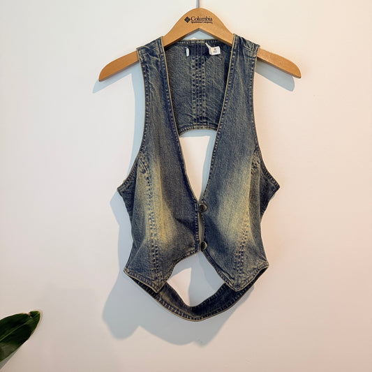 Glassons Denim Vest Size 10