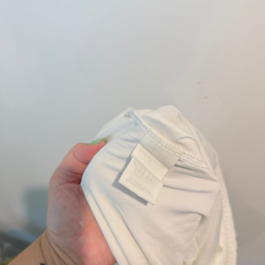 Glassons White Ruffle Mini Skirt – Size M