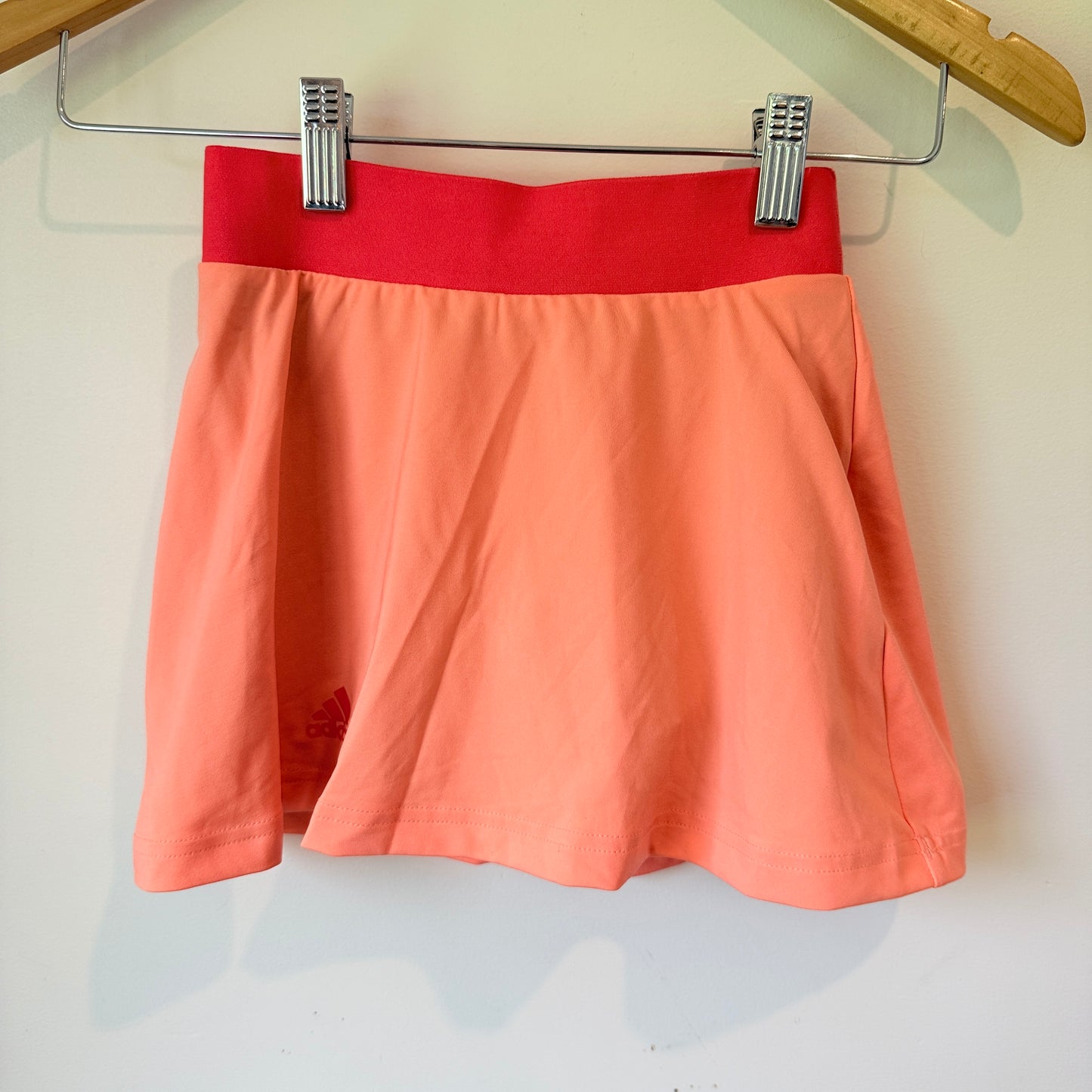 Adidas Girls Club Skort Sun Glow Size 7-8Y