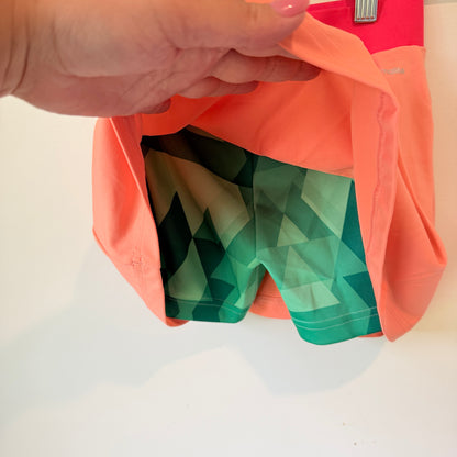 Adidas Girls Club Skort Sun Glow Size 7-8Y