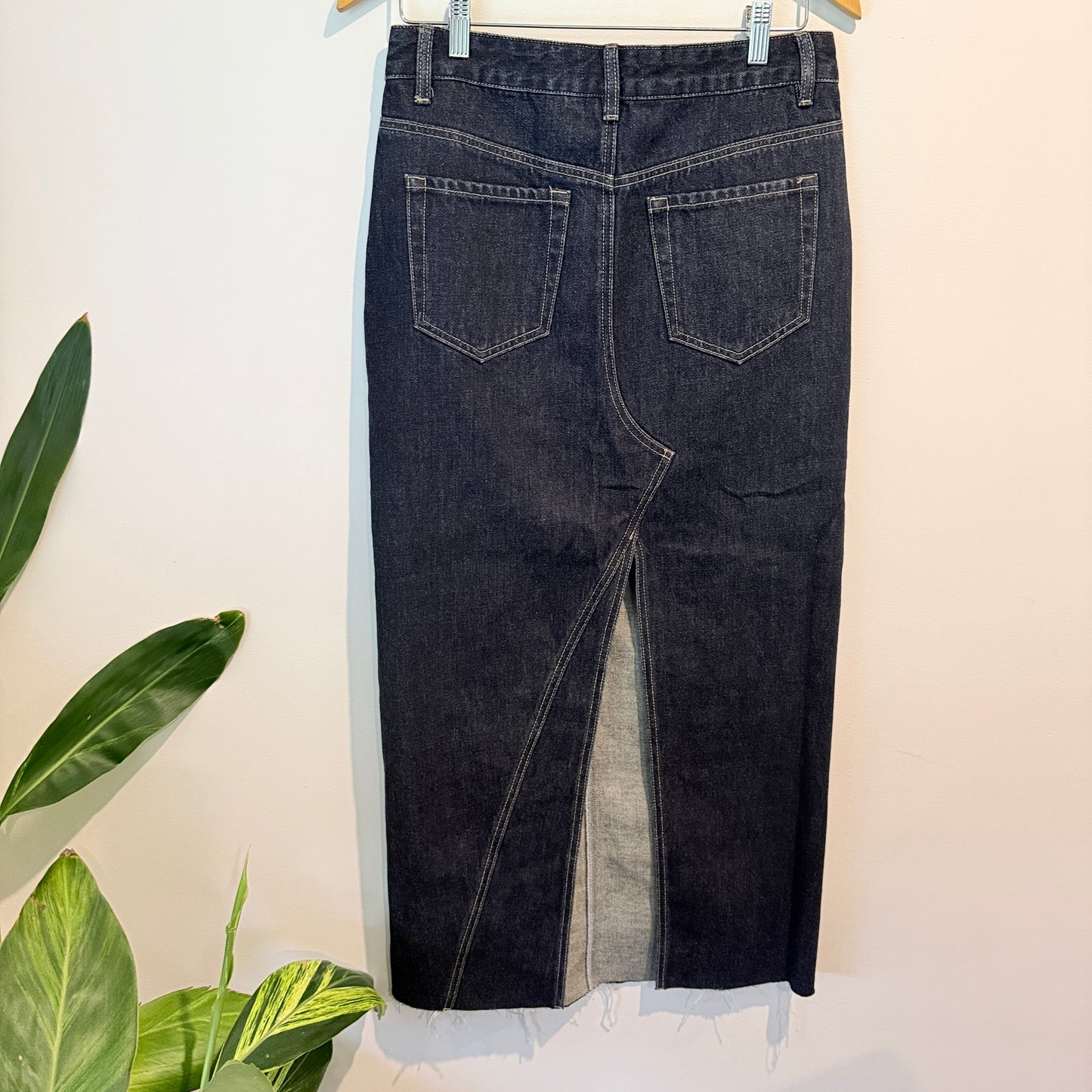 Glassons Dark Denim Maxi Skirt – Size 10