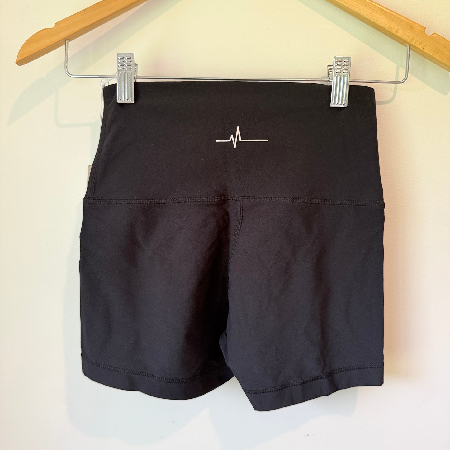 Monday Active High Waisted Bike Shorts Black Size S