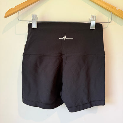 Monday Active High Waisted Bike Shorts Black Size S