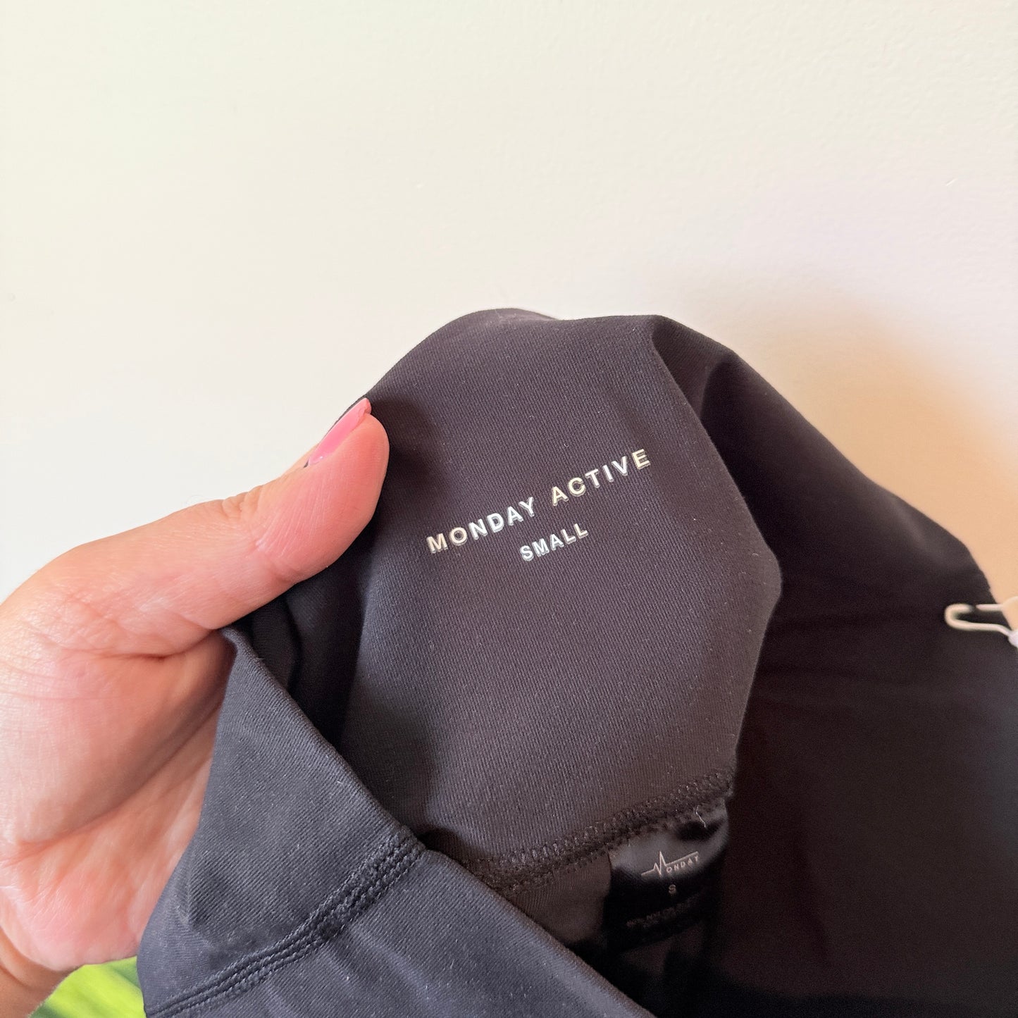 Monday Active High Waisted Bike Shorts Black Size S