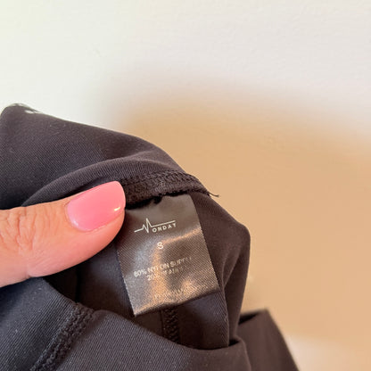 Monday Active High Waisted Bike Shorts Black Size S