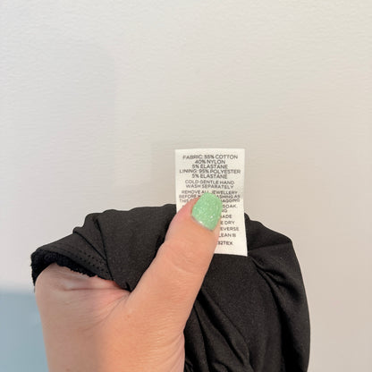 Glassons Black Textured Tube Top – Size M