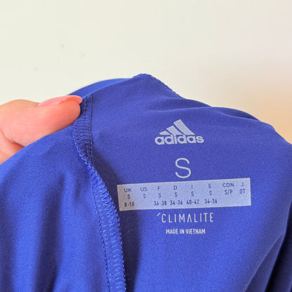 Adidas 2 in 1 AOP Running Shorts Blue Size S