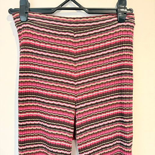 Ruby Size 8 Ribbed Striped Flare Leggings