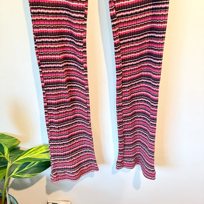 Ruby Size 8 Ribbed Striped Flare Leggings