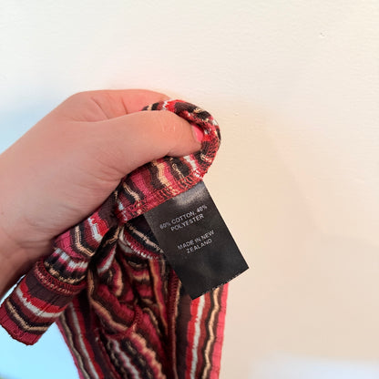 Ruby Size 8 Ribbed Striped Flare Leggings