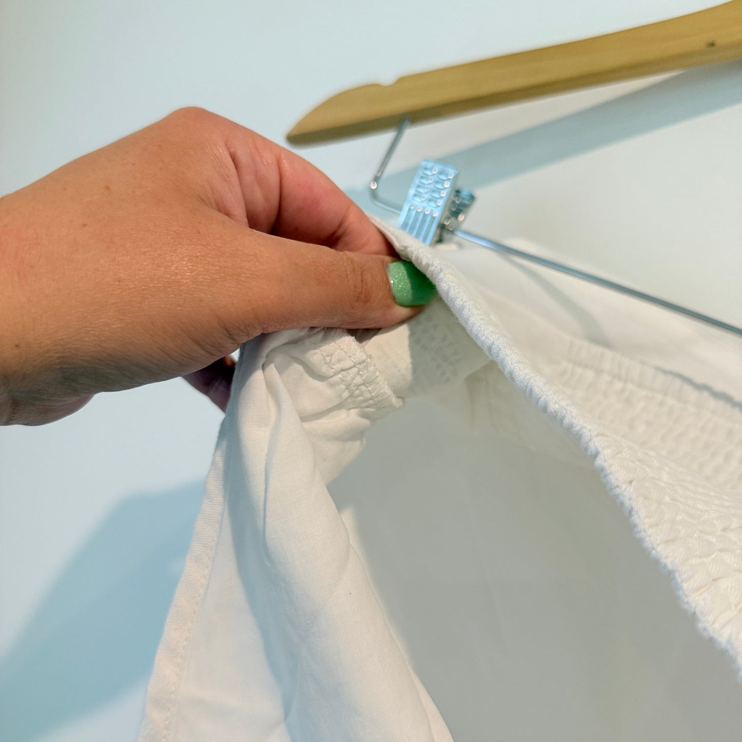 Glassons White Strapless Smocked Top – Size 10