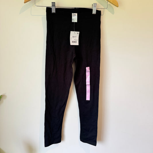 Anko Kids Table Leggings Black Size 9