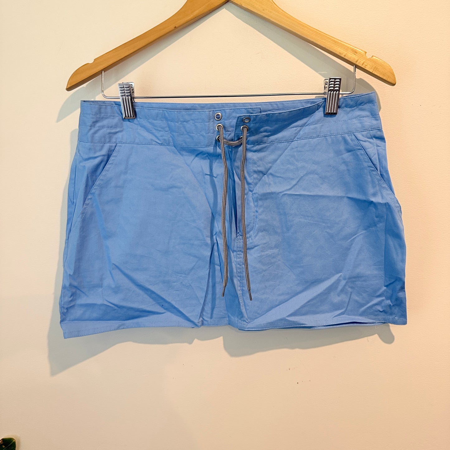 Glassons Sky Blue Drawstring Mini Skirt – Size 10