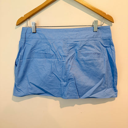 Glassons Sky Blue Drawstring Mini Skirt – Size 10