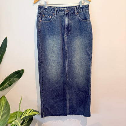 Glassons Denim Midi Skirt – Size 10