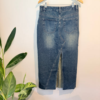 Glassons Denim Midi Skirt – Size 10