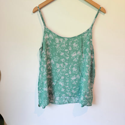 Refinery Size 16 Aqua Green Rayon Top