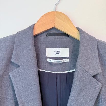 Cargo Crew Size 12 Grey Women's Blazer