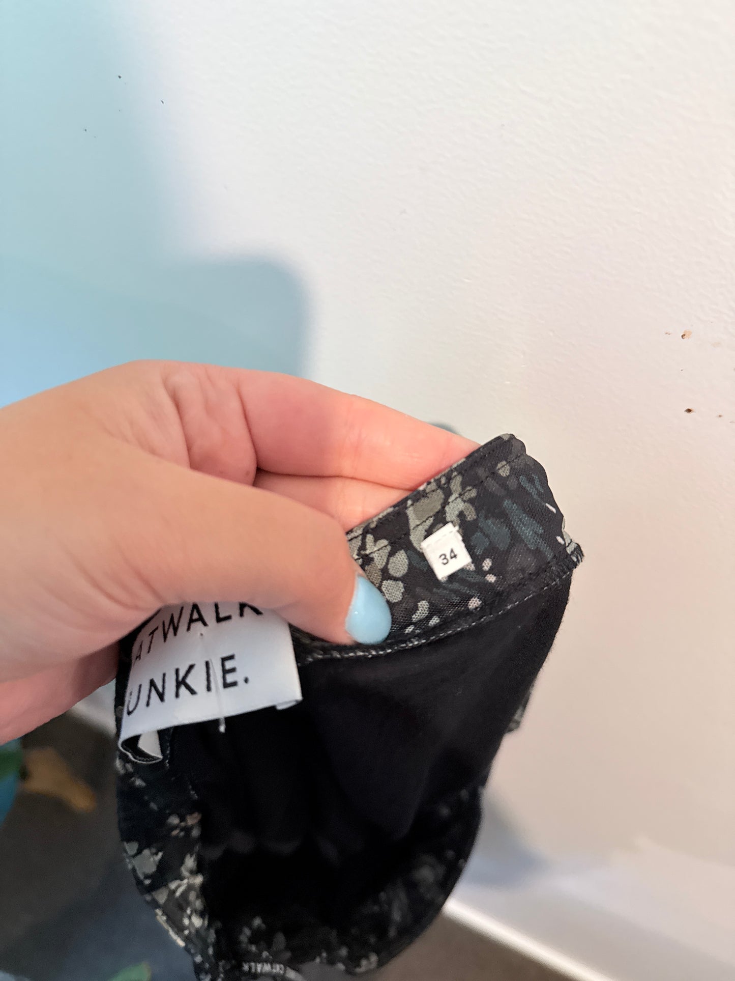 Catwalk Junkie Size 34 Waist 70cm Ruched Mini Skirt