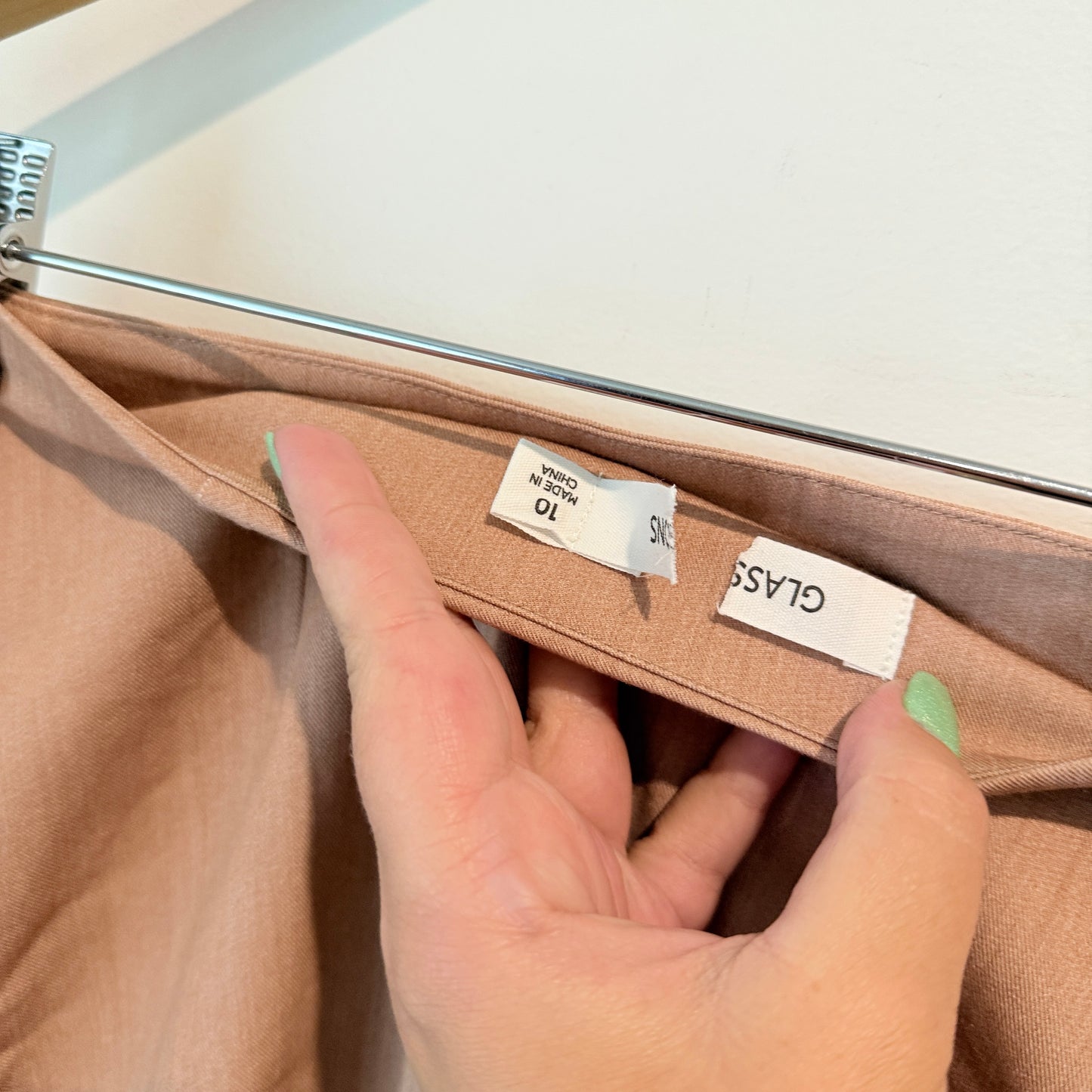 Glassons Camel Mini Skirt – Size 10