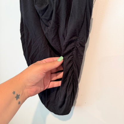 Glassons Black Halter Drape Top – Size M