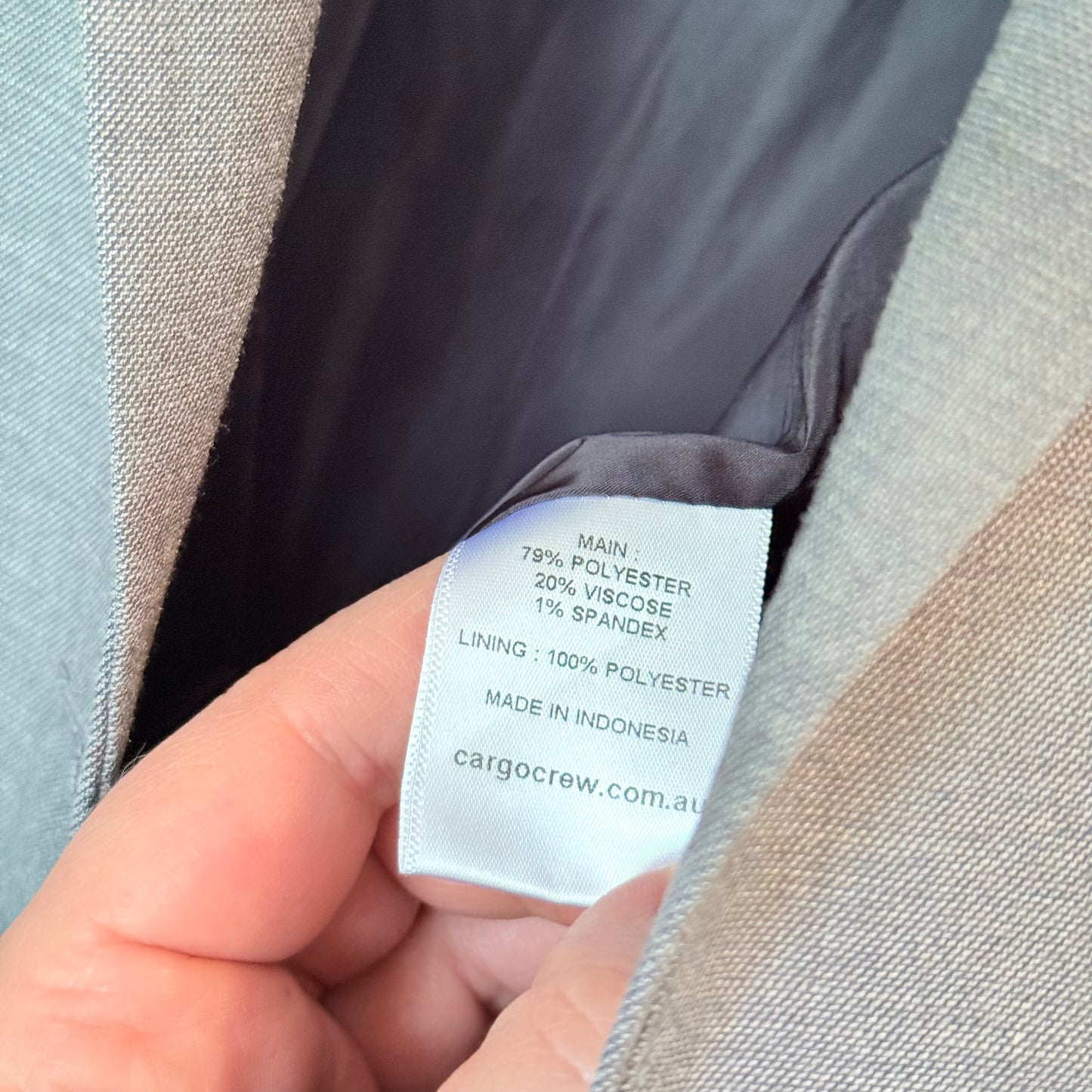 Cargo Crew Size 12 Grey Women's Blazer