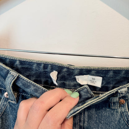 Glassons Blue Denim Midi Skirt – Size 10