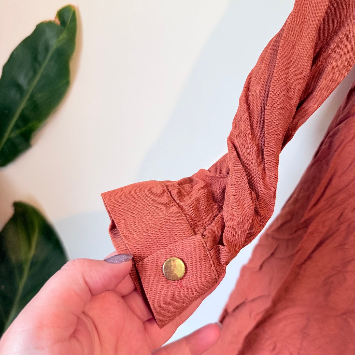 Zenane Size 38 Coral Viscose Shirt Tunic/Dress