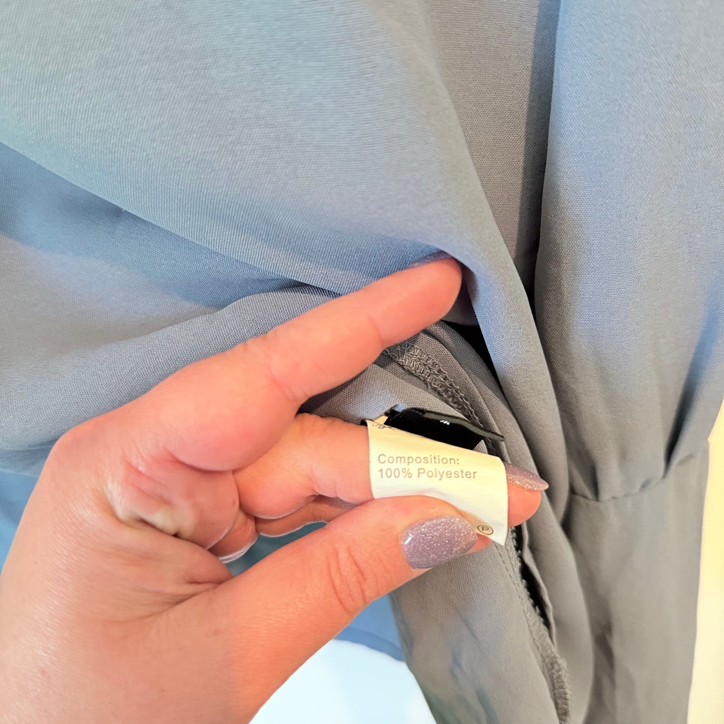 Shein Size XL Long-Sleeve Button Back Blouse