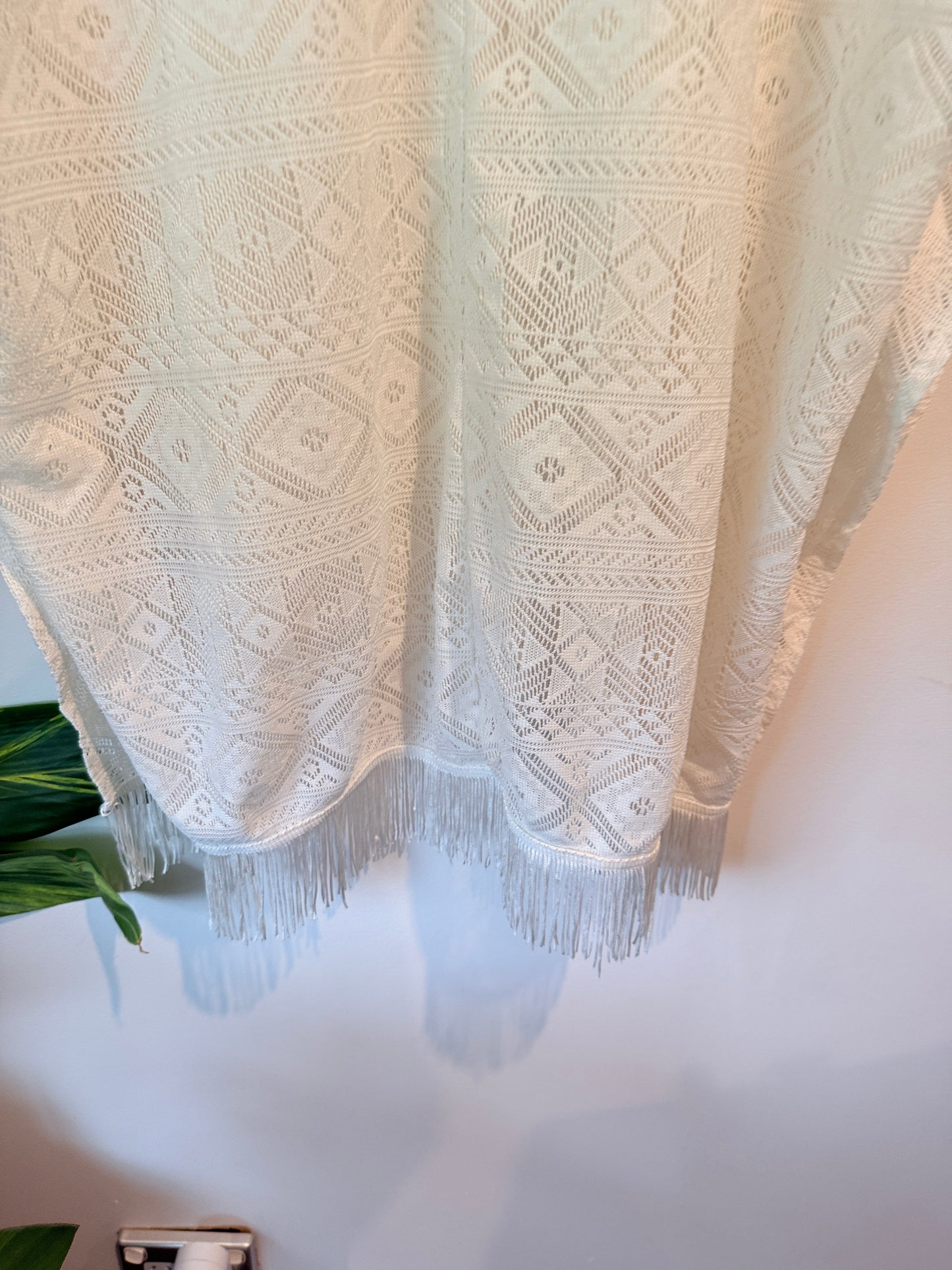Ed It Ed Beach Size 24-26 Lace Fringe Swimsuit Cover-Up