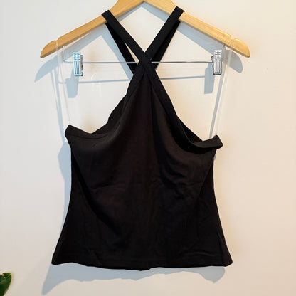 Glassons Black Cross-Back Cami Top – Size XL