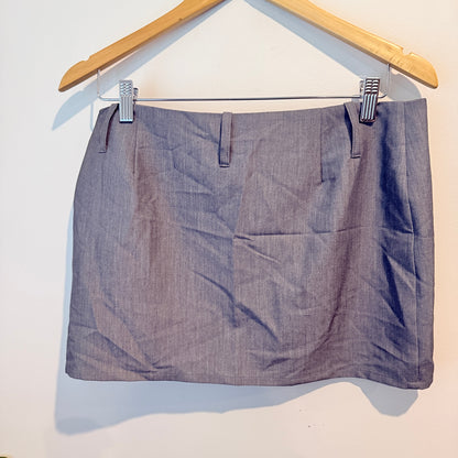 Glassons Grey Tailored Mini Skirt – Size 10