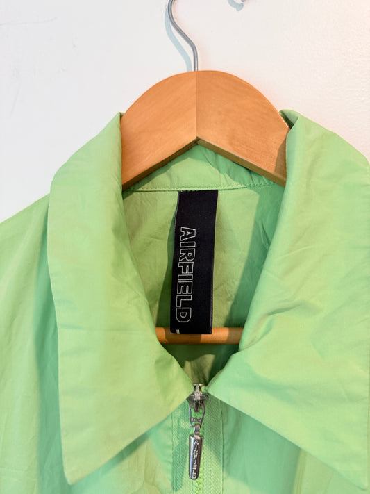 AIRFIELD Sleeveless Zip Vest Lime Green - 53cm U/Arm