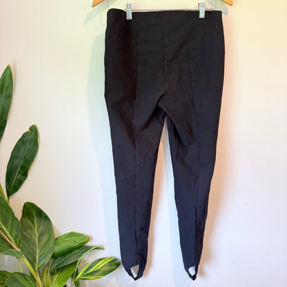 Vince Size M Black Stirrup Pants