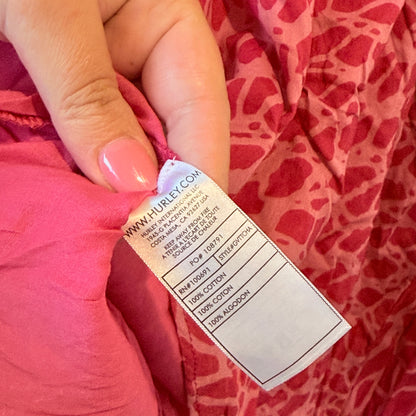 Hurley Girls 'Charlotte' Pink Strappy Cami - Size Small