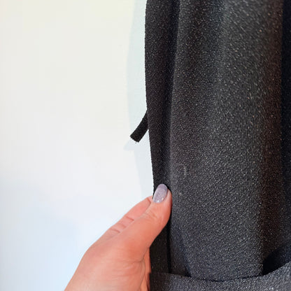 Lollys Laundry Black Plunge V-Neck Jumpsuit Size M