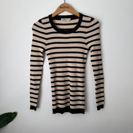 Laetia Size 6 Long-Sleeve Striped Top