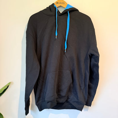 Cloke Edge V2 Black & Blue Hoodie - Size Medium