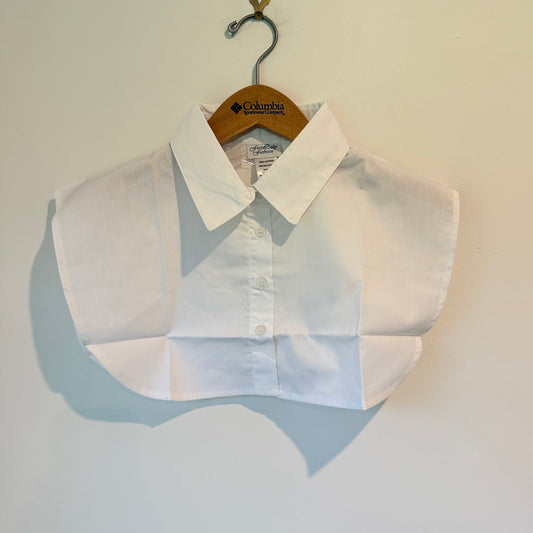 First Lady Fashion White Detachable Collar Bib - One Size